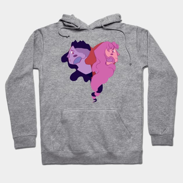 Bubbline Heart Hoodie by Gedwolcraeft